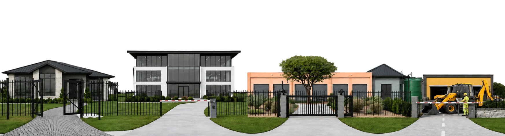 All Work property services illustration