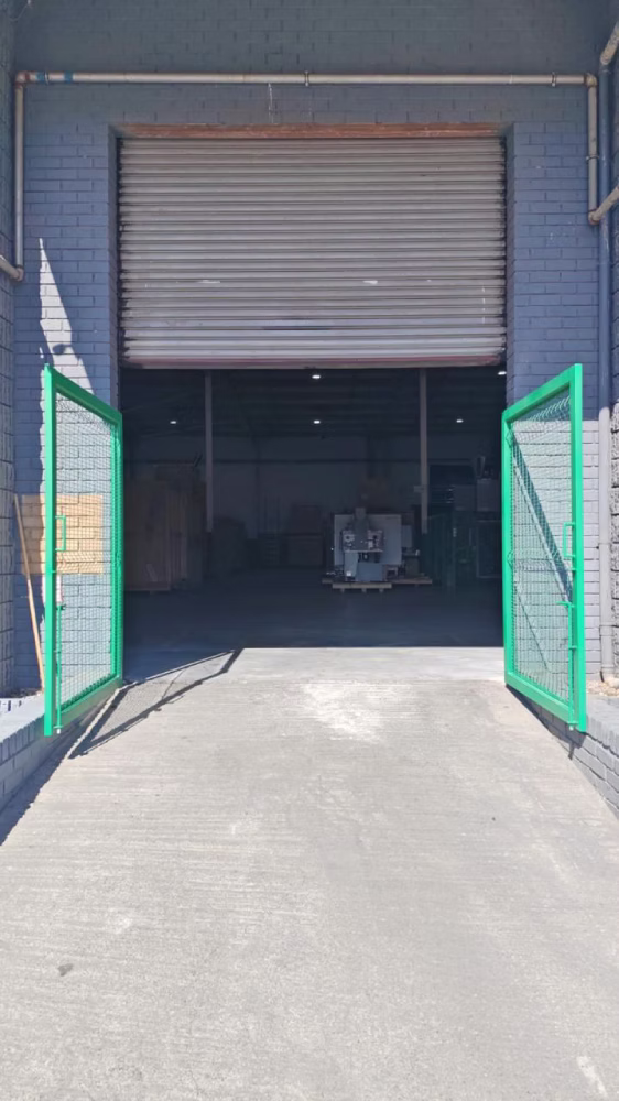 Custom fabricated commercial security gate