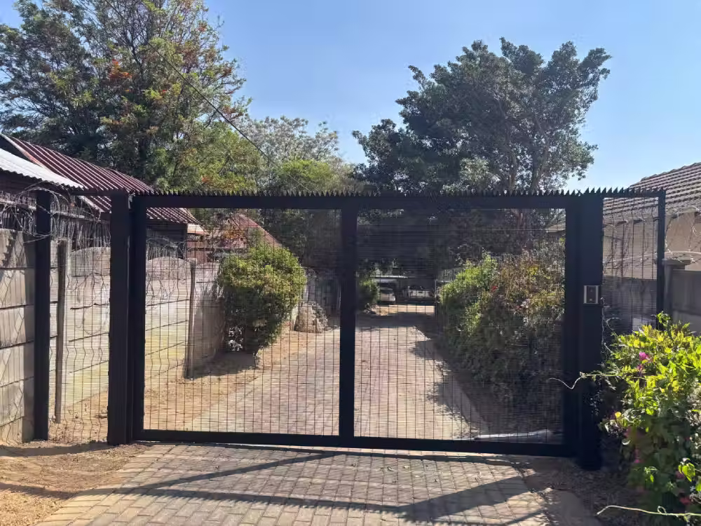 Custom manufactured swing gate