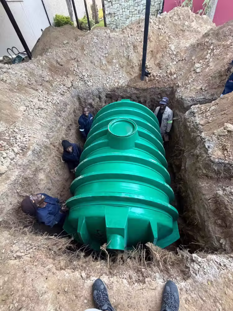 Residential borehole and water system installation project